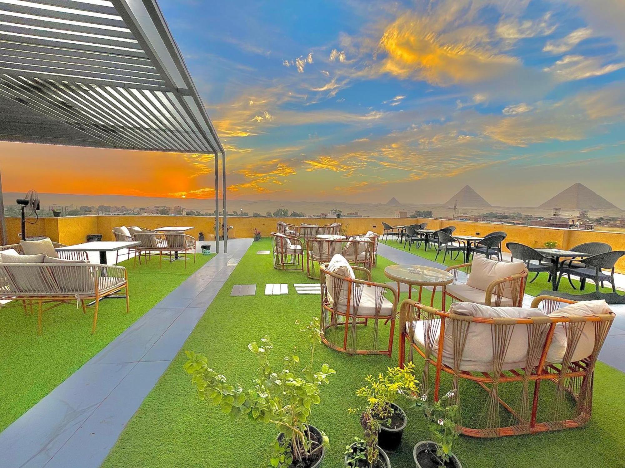 Palm Pyramids View Hotel Kafret el-Gabal Exterior foto